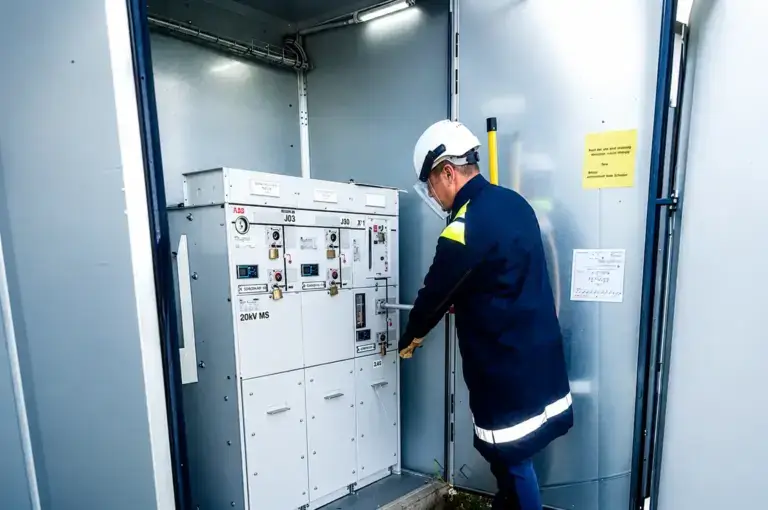 Wartung Anlage ABB